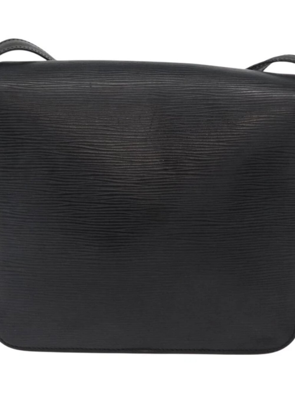 LOUIS VUITTON Epi Cartouchiere MM Shoulder Bag Black Noir M52242 LV Auth bs33662 - Picture 3 of 16